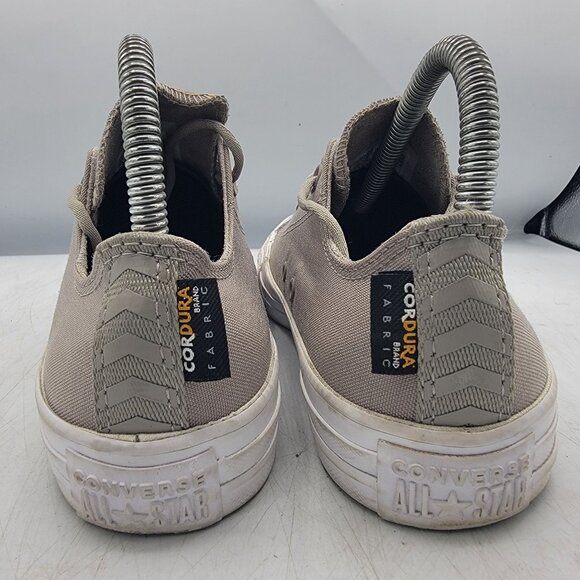 Converse Womens 7.5 Cordura Fabric Gray Canvas Low Top Sneakers Casual 157596F - Picture 5 of 13